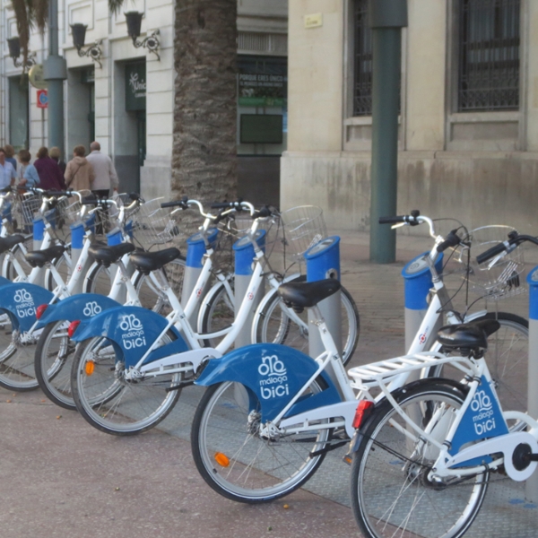 Movilidad Málaga Bici Plaza de la Marina